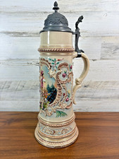 Antique Reinhold Hanke Beer Stein Germany LARGE 17