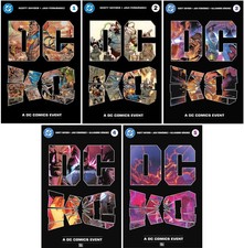 DC KO  #1,2,3,4,5 FERNANDEZ ACETATE MAIN COVER COMPLETE SET (ALL 1ST PRINTS) picture
