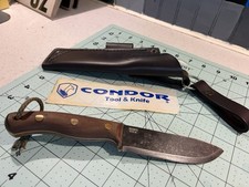 Condor Bisonte Knife, bought new & never used it. bushcraft knife scandai grind. picture