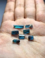 Natural Dark Ink Blue Tourmaline Crystal, High Quality Mineral Specimen, AFG. picture
