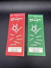 The Honolulu Weekly Snooper 1961 Vintage Travel Brochure Lot (2) picture