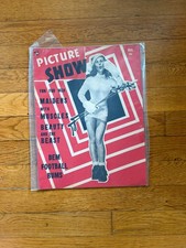 Picture Show Magazine Dec Issue Vintage Pin Up Humor Men’s Pulp Risque 1940s picture