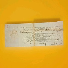 1799 PA Supreme Court Writ Signed Thomas McKean – Declaration Signer picture