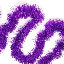 Allgala 50 Feet Christmas Metallic Foil Tinsel Garland Many Colors picture