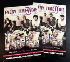 Every Time I Die (2) Promo Photo Cards Lot 2008 Vans Warped Tour The Big Dirty picture