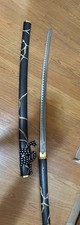 Black Or White Gilded Katana Sword Metal & Sheath Pick 1 picture
