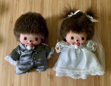 Monchhichi Bridal Couple HTF Vintage Sekiguchi picture