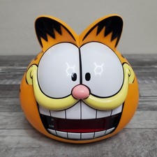 Garfield Cat Sunbeam Vintage Digital Alarm Clock Model 89230 Orange 90s Decor picture