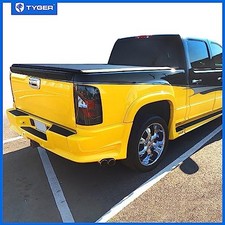 BLACK - TYGER AUTO T3 SOFT TRI-FOLD TRUCK BED TONNEAU COVER COMPATIBLE WITH picture