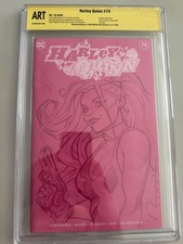Chad Hardin Harley Quinn Blank Original Art CBCS Slabbed NYCC 2022 picture