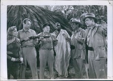 1947 Douglas Dumbrille Surrenders To Leif Erickson Blonde Savage Movie Photo 7x9 picture