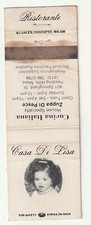 MATCHBOOK COVER - CASA DI LISA - CUCINA ITALIANO - FEEDING HILLS MASSACHUSETTS picture