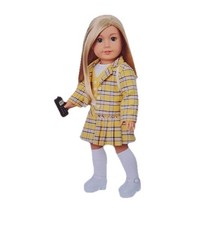 NEW American Girl Cher’s As If Clueless Outfit for 18” Dolls Ltd Edition Yellow picture