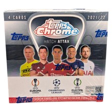 2021/22 Topps Chrome UEFA Match Attax Soccer Box - Brand New & Sealed picture