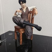 19cm Attack on Titan Levi Ackerman PVC Statue Figure No Boxed Collectible Gift picture
