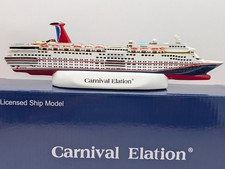New Carnival Elation 10” Cruise Ship Model Onboard Exclusive Rare Collectible picture