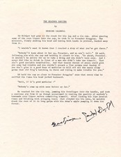 Erskine Caldwell Weather Shelter Signed Typescript Autograph COA - Tobacco Road picture