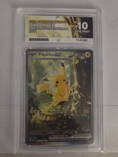 2026 POKEMON ASCENDED HEROES' SPECIAL IR PIKACHU EX 276 ACE 10 PERFECT SUBGRADES picture