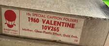Vtg 13 Pc 1960 Valentine’s Day For Mother Greeting Cards In Box Joliet Illinois picture