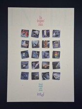 Vintage Intel Poster The Designers Choice Embedded Control Computer 24x17 picture