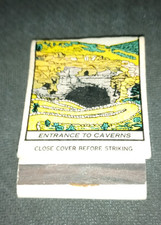 Entrance To Carlsbad Cavern National Park In White City,  N. M. Matchbook picture