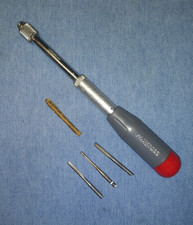 Vintage Stanley Yankee Handyman Sheffield England No 46 Push Drill Driver + Bits picture