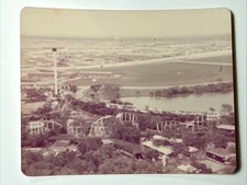 c. 1970s TEXAS CHUTE OUT Six Flags over TX Arlington Vtg Amusement Photo Coaster picture