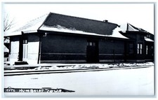 c1960's MSTL Humboldt Iowa IA Railroad Train Depot Station RPPC Photo Postcard picture