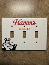 Hamm's Bear 3 Light Switch Plate - 3D Printed picture
