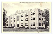 Postcard Arkansas County Court House Southern District De Witt Ark. Arkansas picture