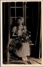 Mary Pickford RPPC Silent Film Star Portrait Artsdale Photo AZO Postcard picture