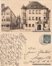Postcard Bayreuth old town hall and bridal alley 1936 picture
