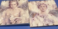 Elvira Amrhein Angel Wall Art Wood Prints Set of 2 Reverie Air de Printemps picture