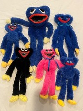 Poppy Playtime Plushie Huggy Wuggy Set of 6 Pink Blue Black Puppet picture