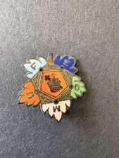 Antique Royal Neighbors of America FECMU Enamel Fraternal Lapel Pin-early 1900’s picture