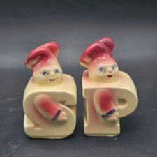 Shawnee Pottery Chef Cook Salt and Pepper Shakers Vintage Pottery picture