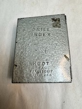Vintage HUOT Drill Index Set of 60 Bits From .040 to .228 Antique 1930617 picture