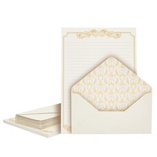 Paper Junkie Letter Paper & Envelopes Set  60 Sheets 7.2 x 10.2 In & 30 Ivory... picture