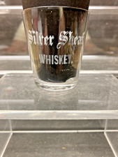 Silver Sheaf Whiskey Etched Shot Glass picture