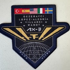 Official NASA ISS Space Mission Patch, Sticker, Tag, Keychain Lot picture