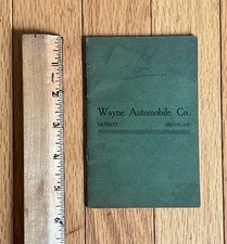 1906 Wayne Automobile Co. | Parts (Price) List Book - Model B | Factory Original picture