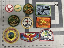 Lot 10+ Vintage BSA Patches 1990 Nawakwa Flap 1970 Resica Falls Camporee 1977 picture