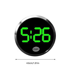 Car Dashboard Digital Clock Mini Electronic Vehicle Dash Clock LED Display picture