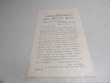 Letterhead 1891 George Mitchell Greenfield IN, Memorial Cards, etc picture