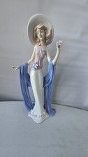 Vintage Sorelle Lady in Hat with Flowers Figurine picture