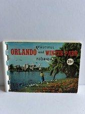 Vintage 1950s ORLANDO AND WINTER PARK Souvenir Kodachrome Slide To Photo Booklet picture