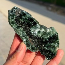 82g Rare Natural Seraphinite Slab Quartz Crystal Reiki Healing (Collection Lv.) picture