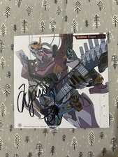 Yoko Takahashi Signed Evangelion 30th Anniversary LP Evangelion Shikishi picture