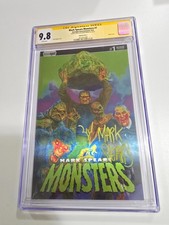 Mark Spears Monsters #1 1:75 Metal Variant Cover J CGC SS 9.8 (POP 4) SIGNED  picture