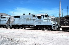  COPPER BASIN RAILWAY (CBRY) GP18 202 Original Kodak slide--Ex. Rock Island (RI) picture